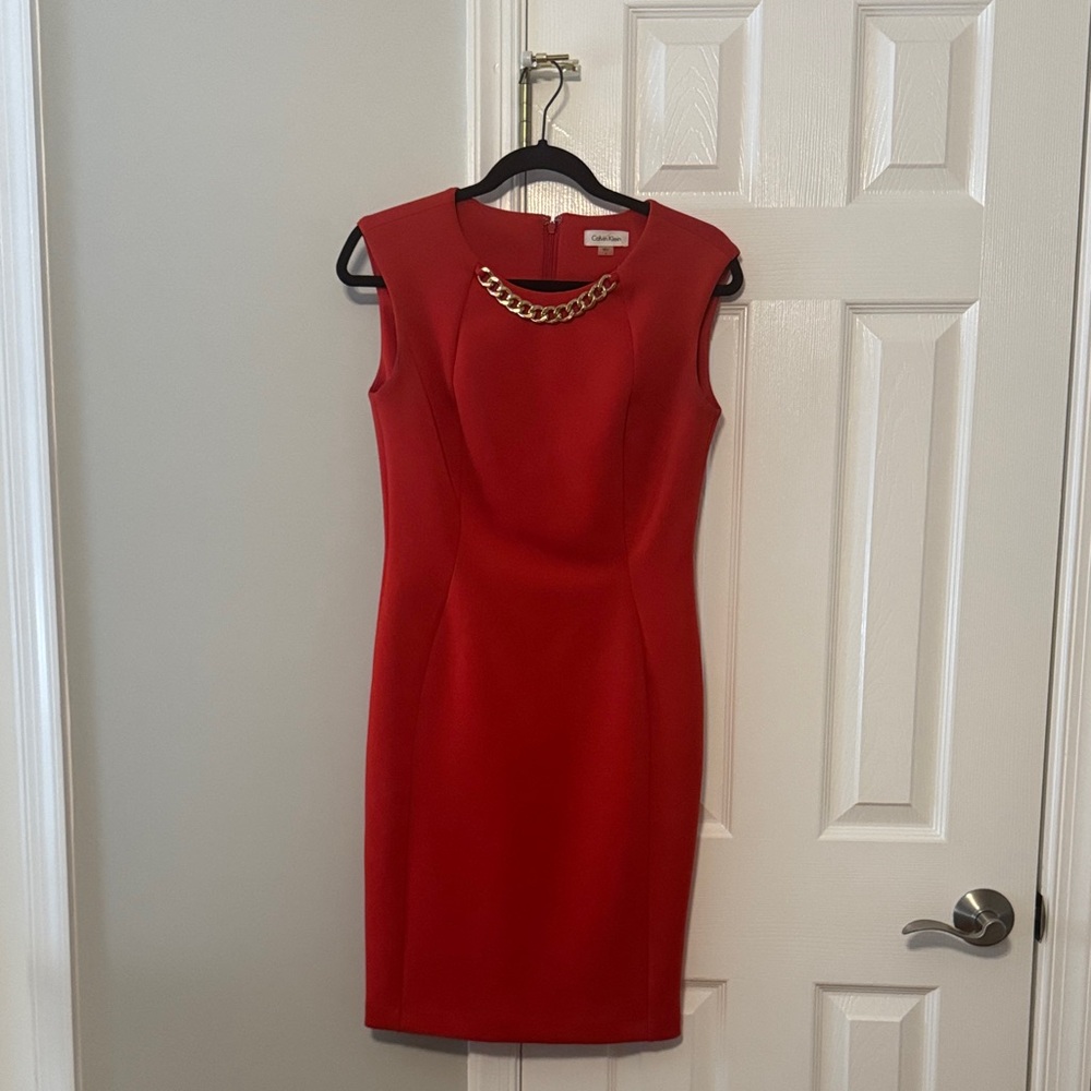 Calvin Klein Red Dress